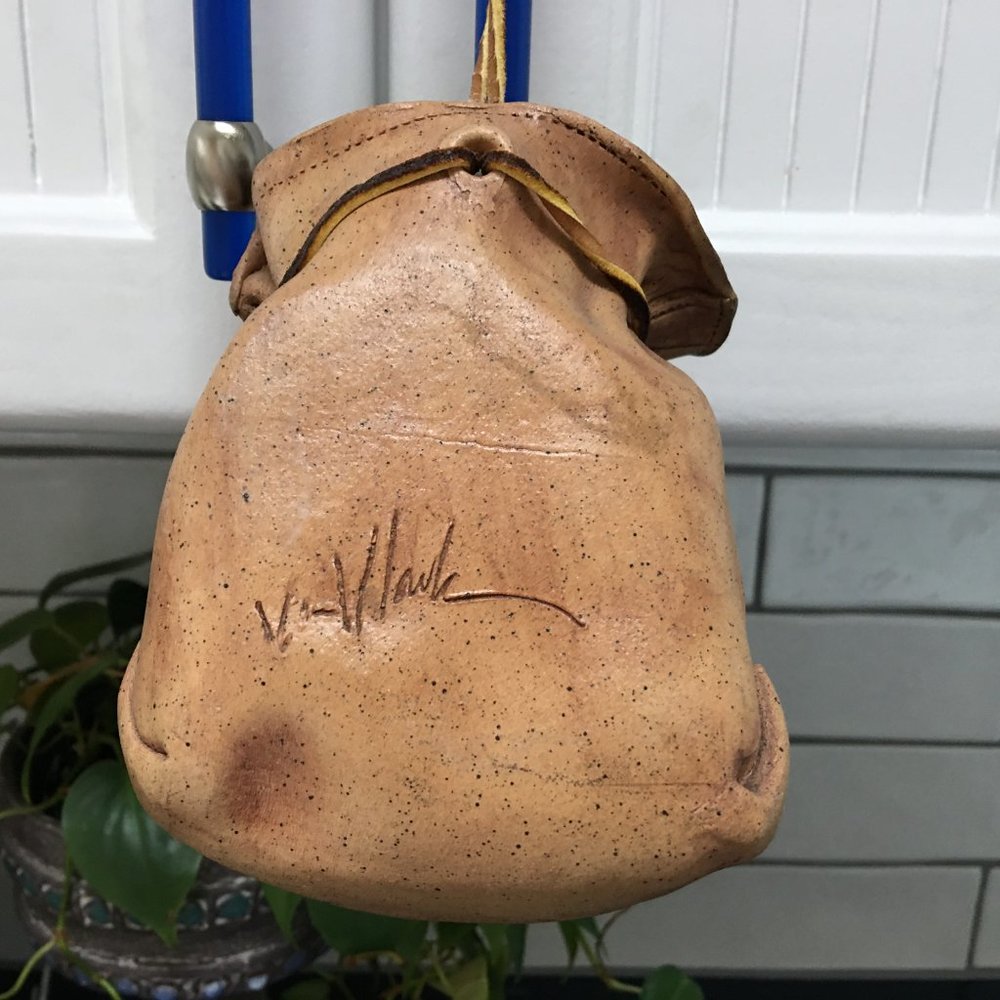 Artisan Made Hanging Bag Planter - Picture 5 of 5